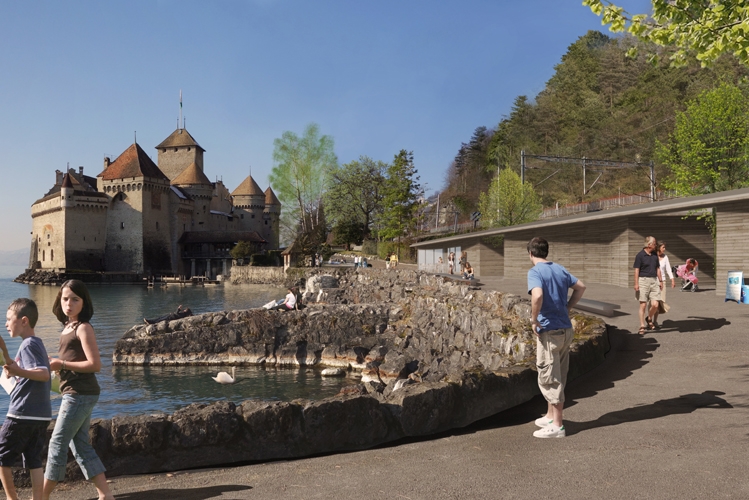 Réaménagement des abords du Château de Chillon